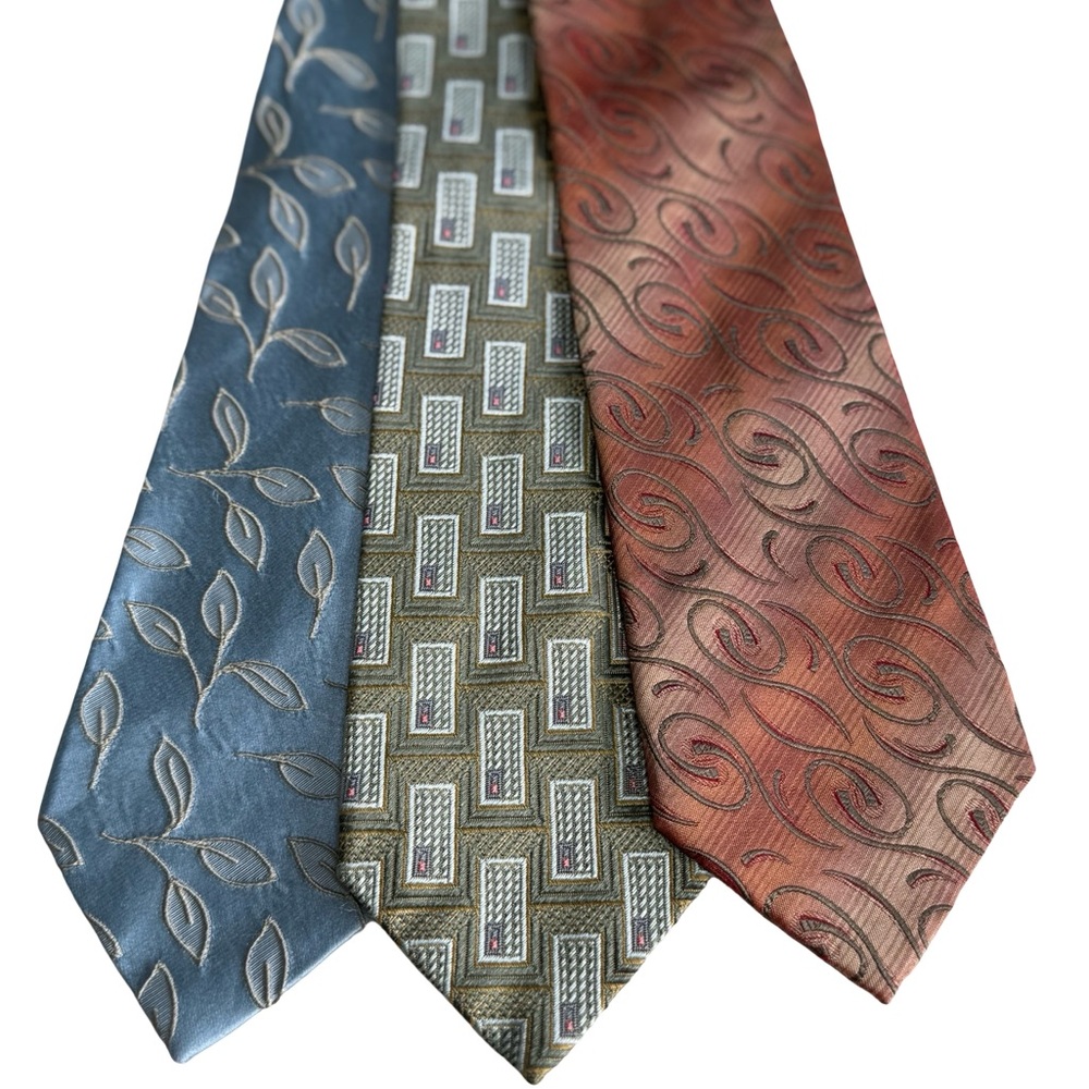 Villa Bolgheri Textured Men's Tie Collection of 3